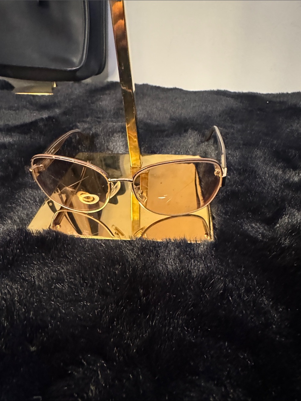 Coach Rose Gold Frame Sunglasses with prescription Lenses